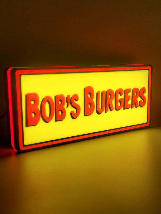 Bobs Burgers Light Box Sign