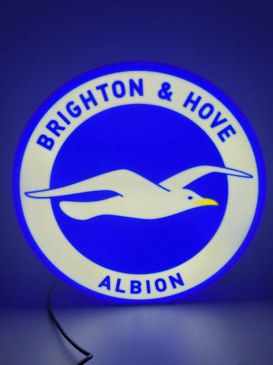 Brighton And Hove F.C. Light Box Sign