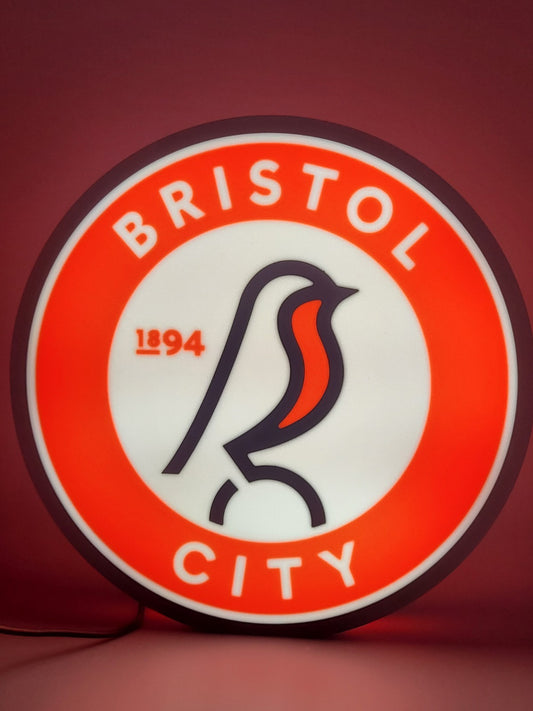 Bristol City F.C. Light Box Sign