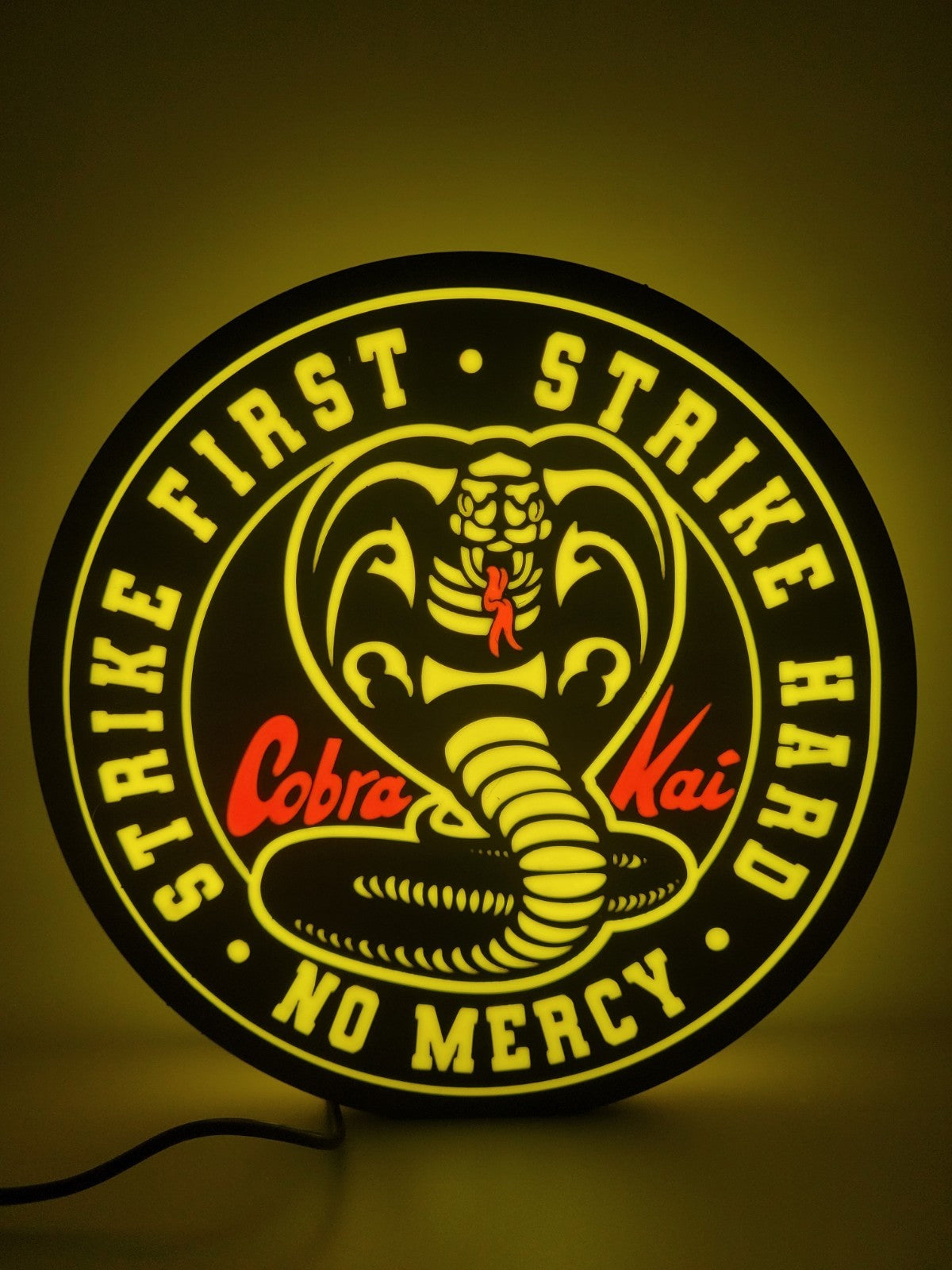 Cobra Kai Light Box Sign