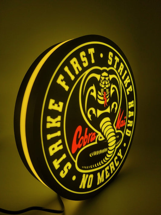 Cobra Kai Light Box Sign
