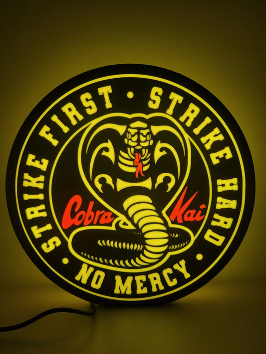 Cobra Kai Light Box Sign