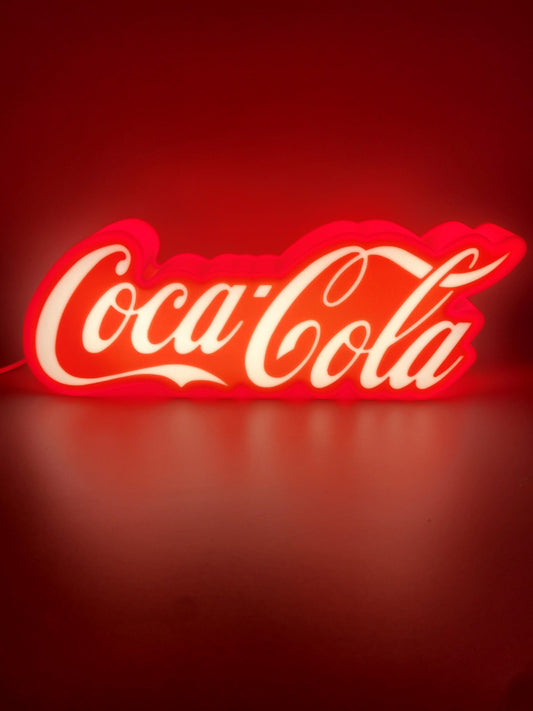 Coke A Cola Light Box Sign