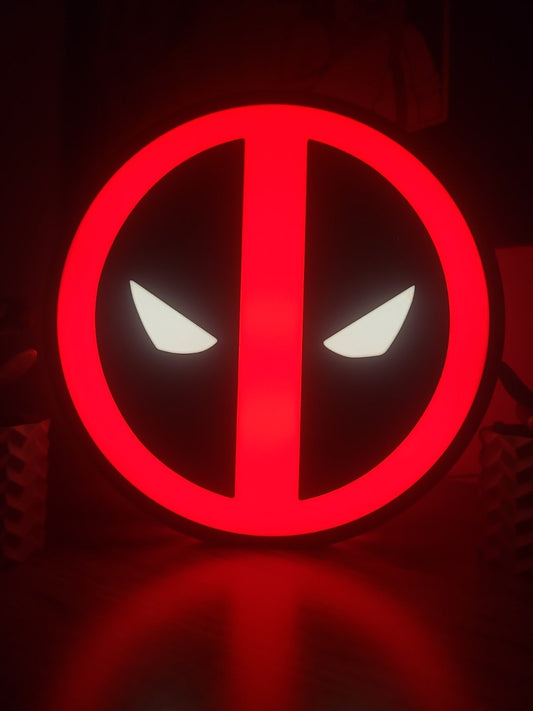 Deadpool Light Box Sign