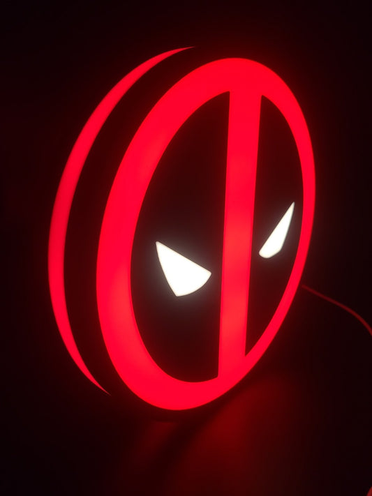 Deadpool Light Box Sign