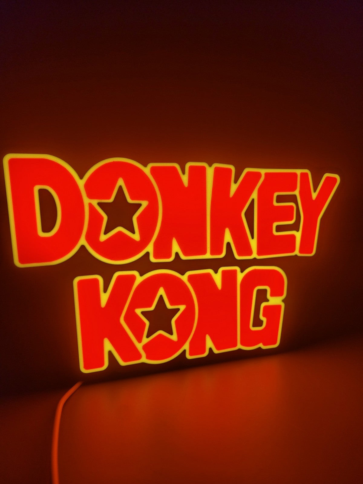 Donkey Kong Light Box Sign