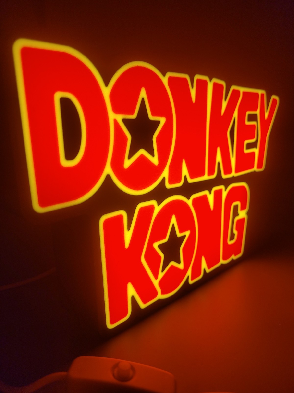 Donkey Kong Light Box Sign