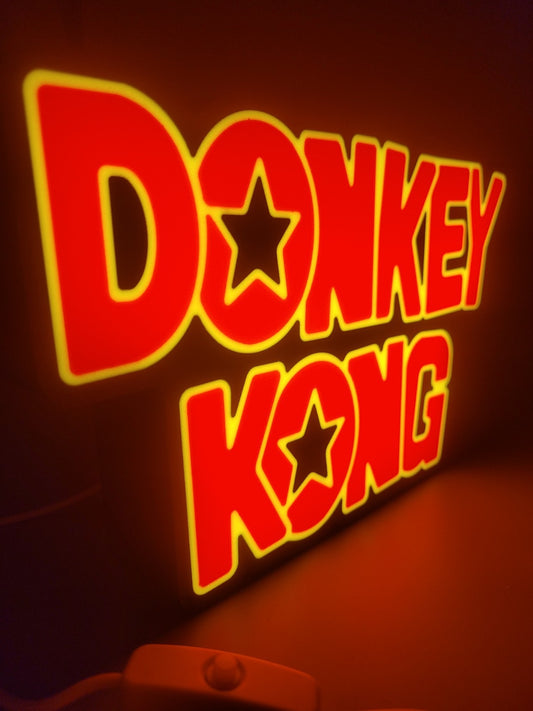 Donkey Kong Light Box Sign
