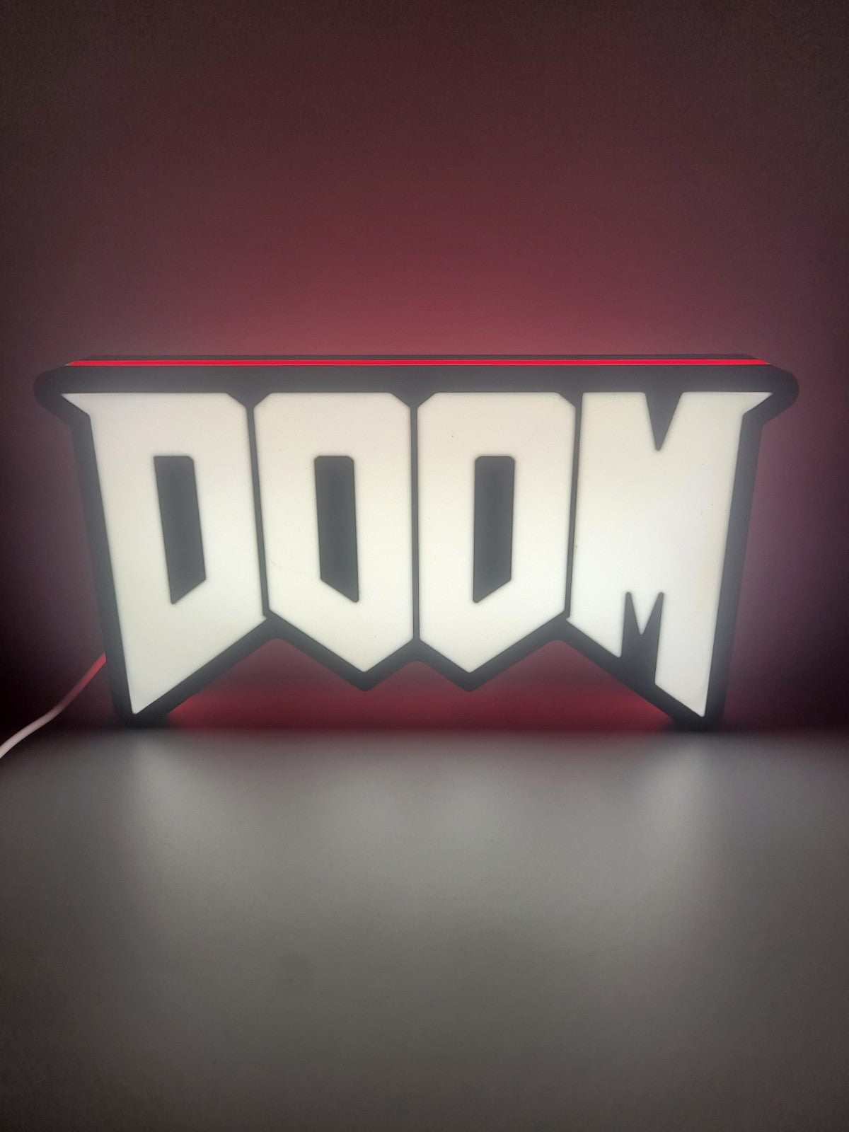 Doom Light Box Sign