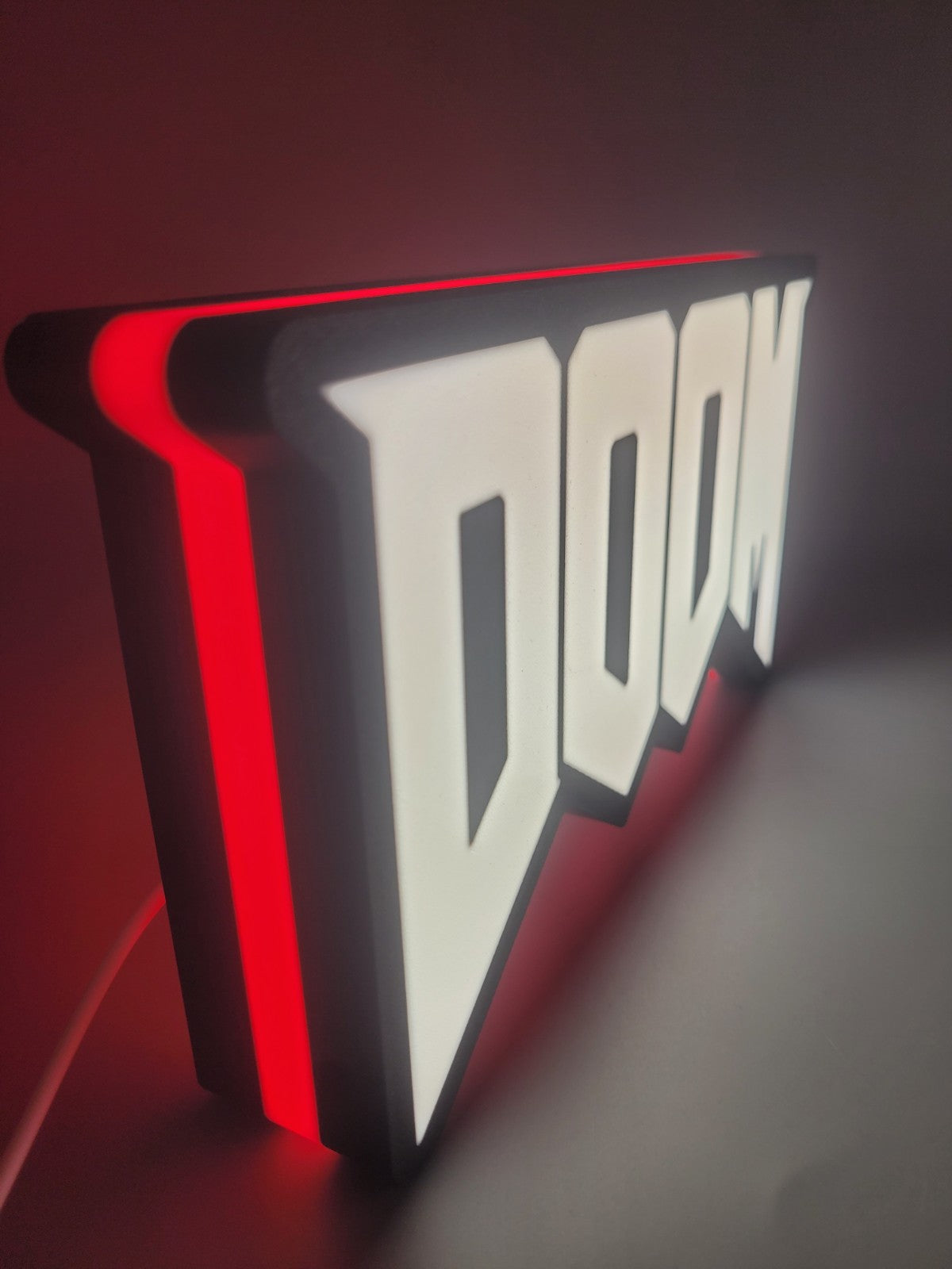 Doom Light Box Sign