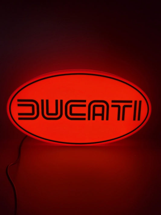 Ducati Light Box Sign