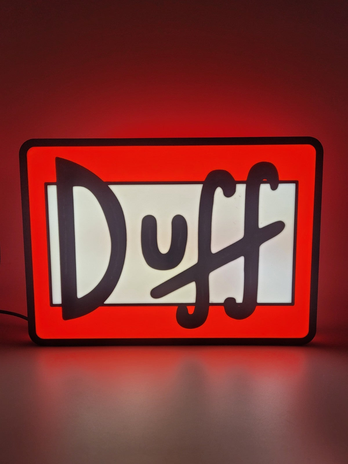 Duff Light Box Sign