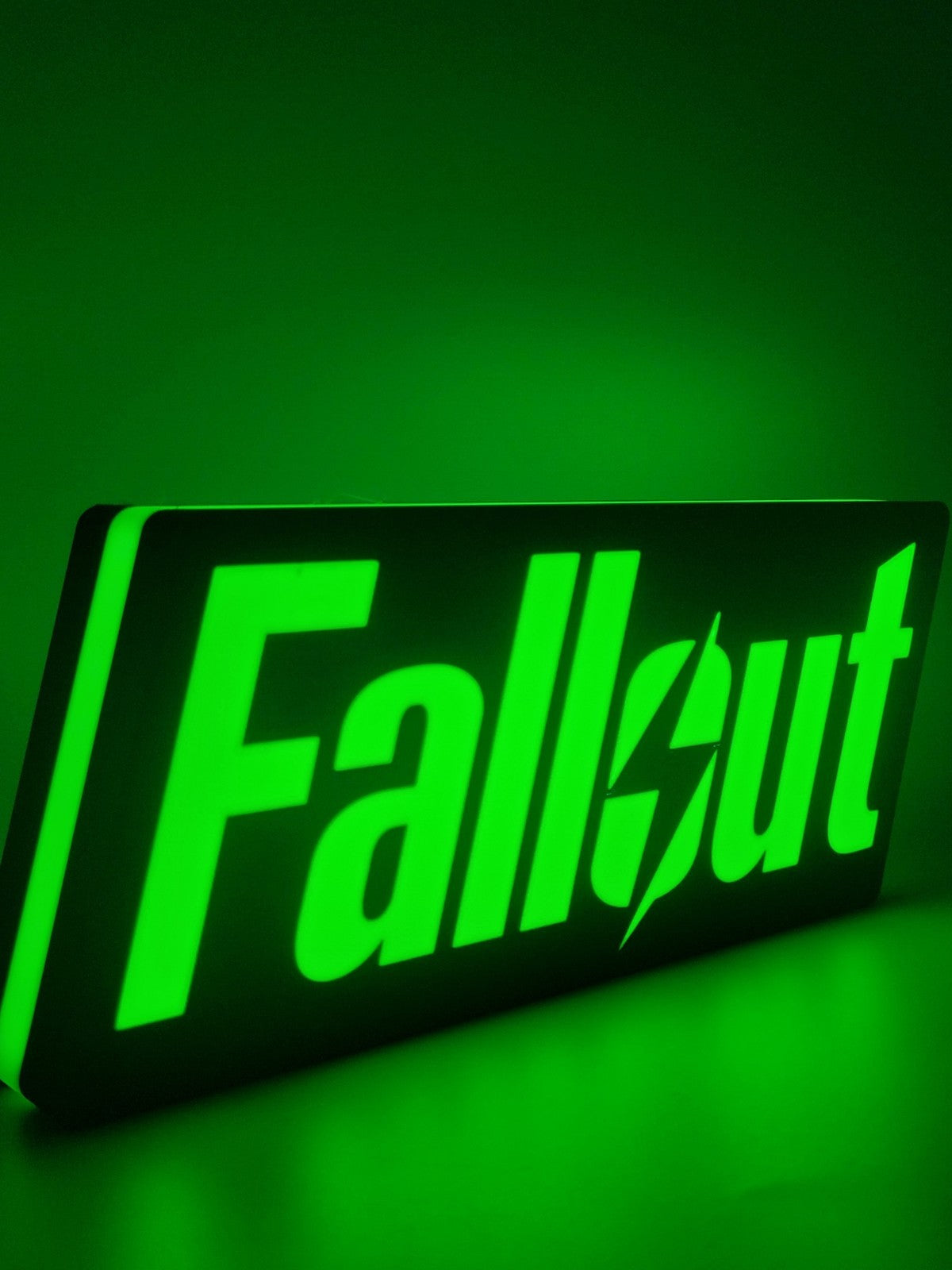 Fallout Green Light Box Sign