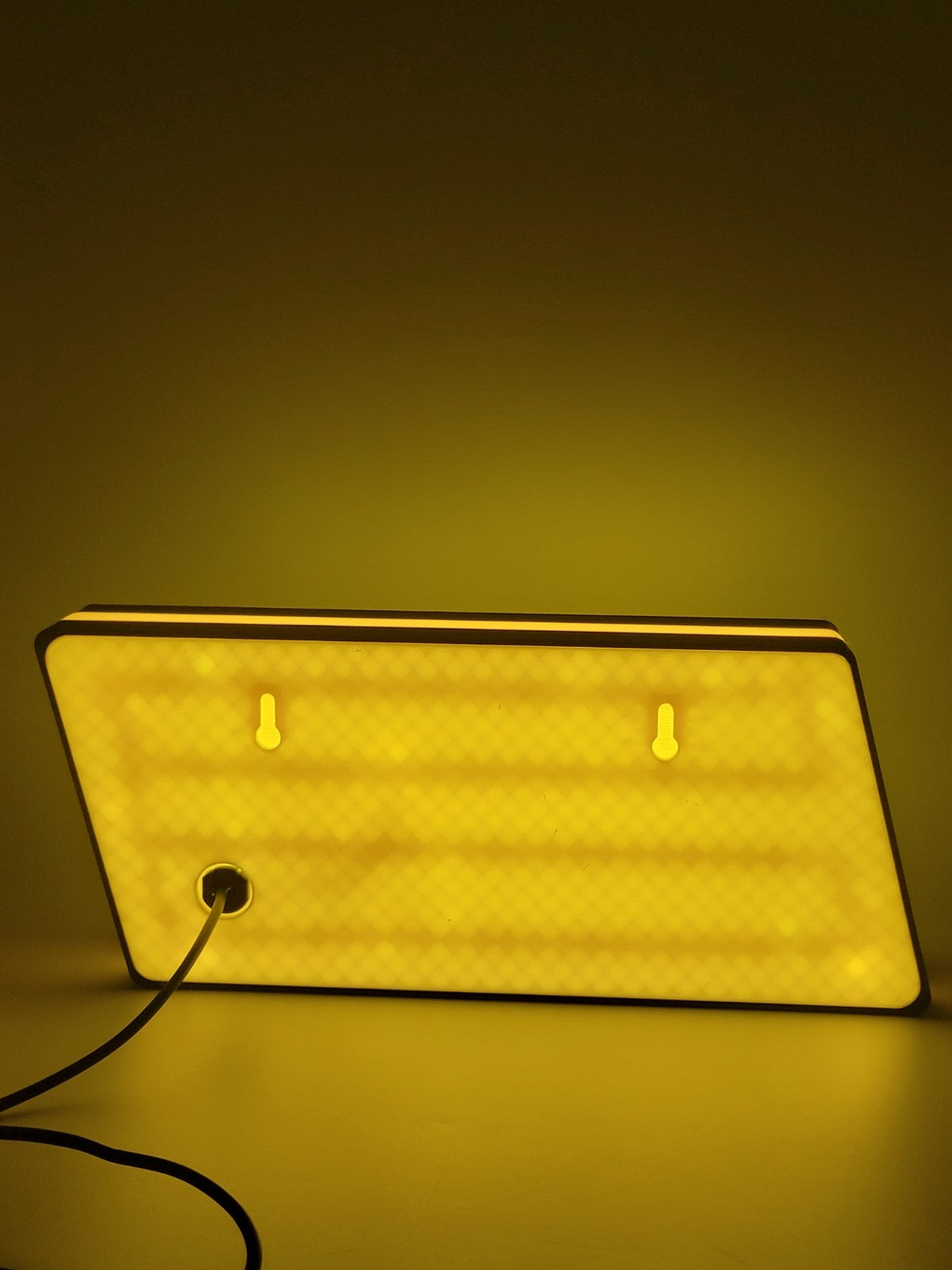 Fallout Yellow Light Box Sign