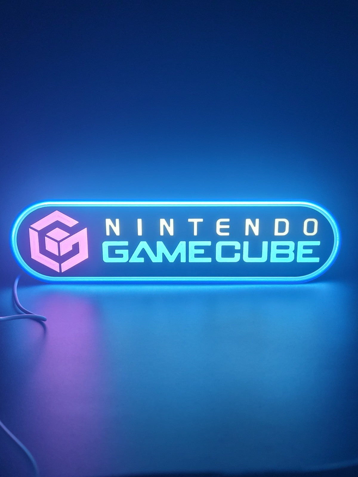 Gamecube Light Box Sign