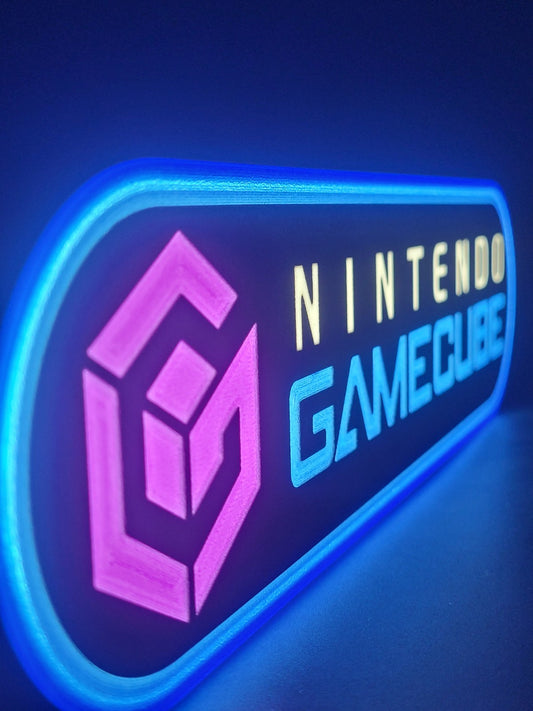 Gamecube Light Box Sign