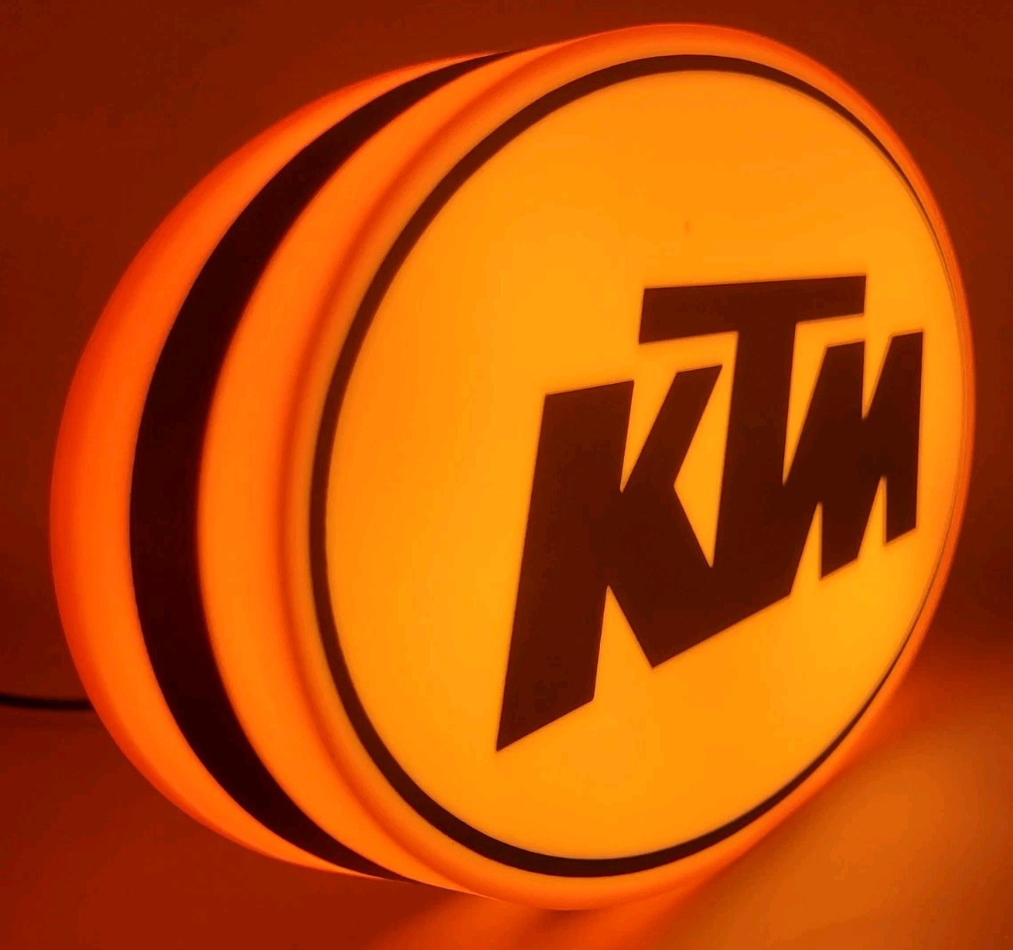 KTM Light Box Sign