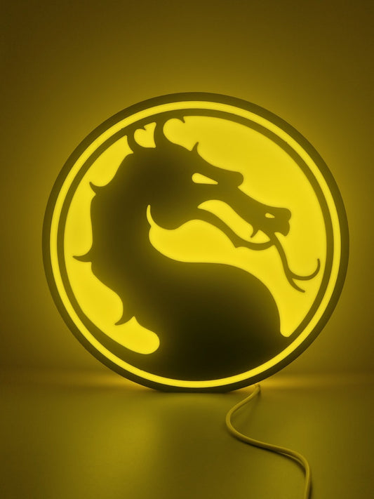 Mortal Kombat Light Box Sign