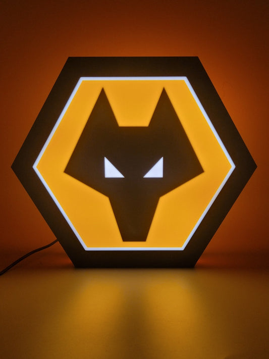 Wolverhampton F.C. Light Box Sign