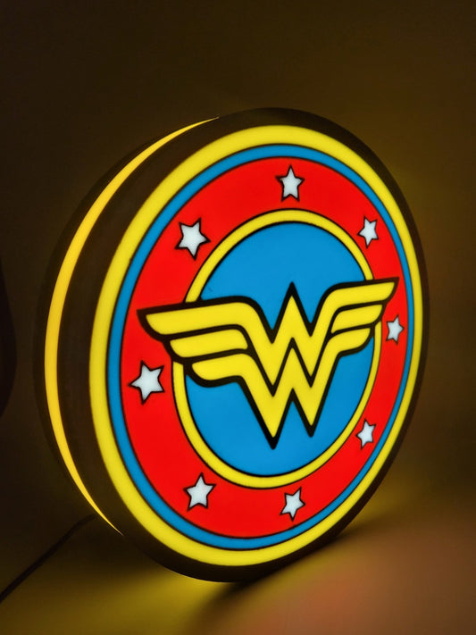 Wonder Woman Light Box Sign